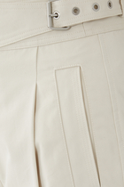 Utility Faille Pleated Trousers